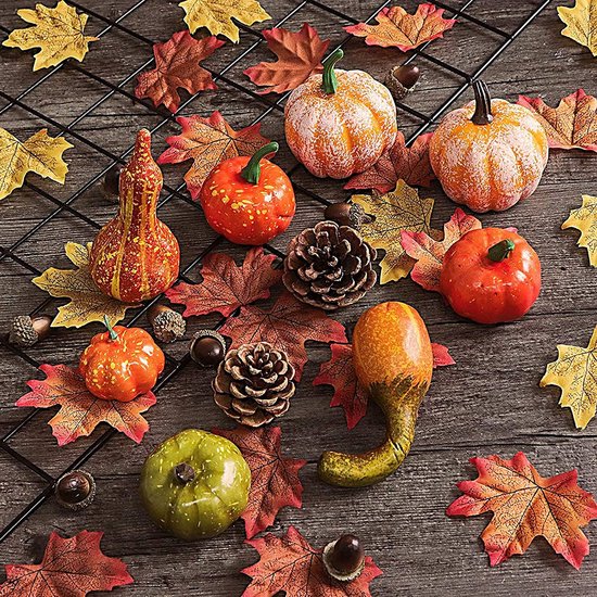 Herfst Decoratie | Herfst | Pompoen, Eikels, Dennenappels Decoratie |  Halloween |... | bol.com