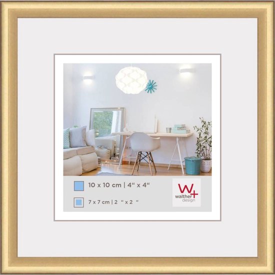 Koop Fotolijst New Lifestyle Mat Zwart 30x30 cm - Passe-partout Wit 20x20 cm hier