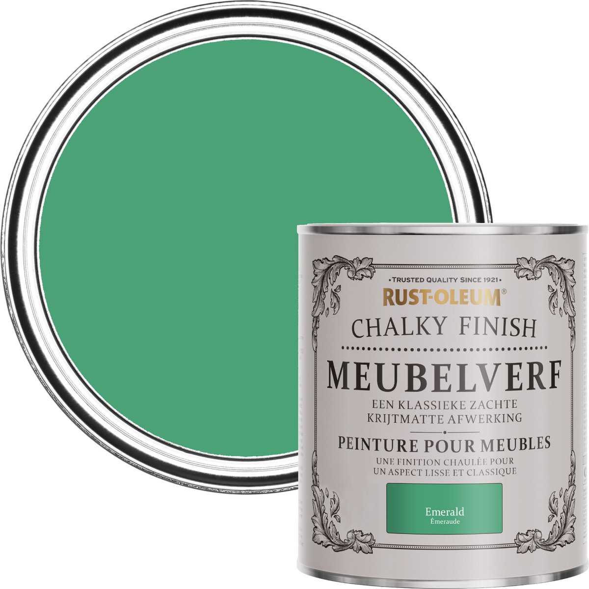 Rust-Oleum Groen Chalky Finish Meubelverf - Emerald 750ml