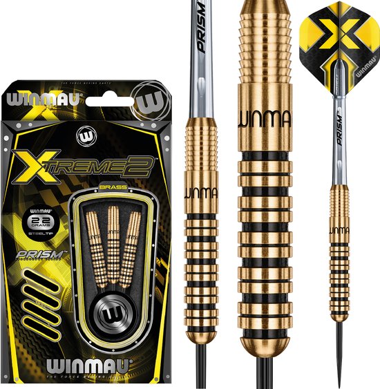 RED DRAGON Darts – Golden Eyes – 26g Professionele 85% Tungsten Darts Set met Dart Flights en Dart Shafts (Stems