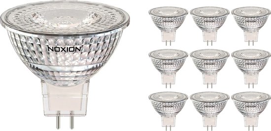 Voordeelpak 10x Noxion LEDspot 12V GU5.3 7.5W 830 60D 621lm | Dimbaar - Warm Wit - Vervangt 50W.