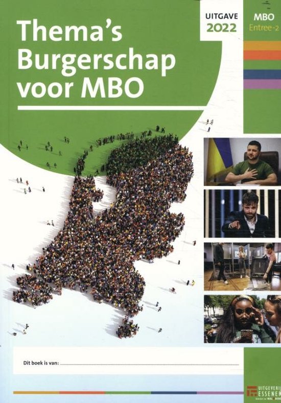Thema's Burgerschap voor MBO 2022-2023 entree 2 les/werkboek