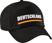 Duitsland / Deutschland landen pet zwart volwassenen - Duitsland/Deutschland baseball cap - EK/WK/Olympische spelen outfit