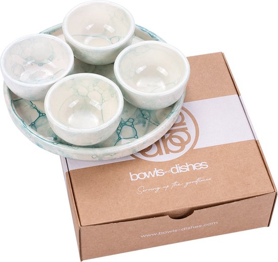 Bowls and Dishes Espuma Borrel geschenkset Mint Cadeau tip! bol