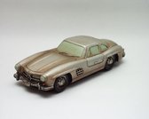 Sculptuur - 16 cm breed - Beeld miniatuur auto - Mercedes 300 Wing - mannencadeau - modelwagen