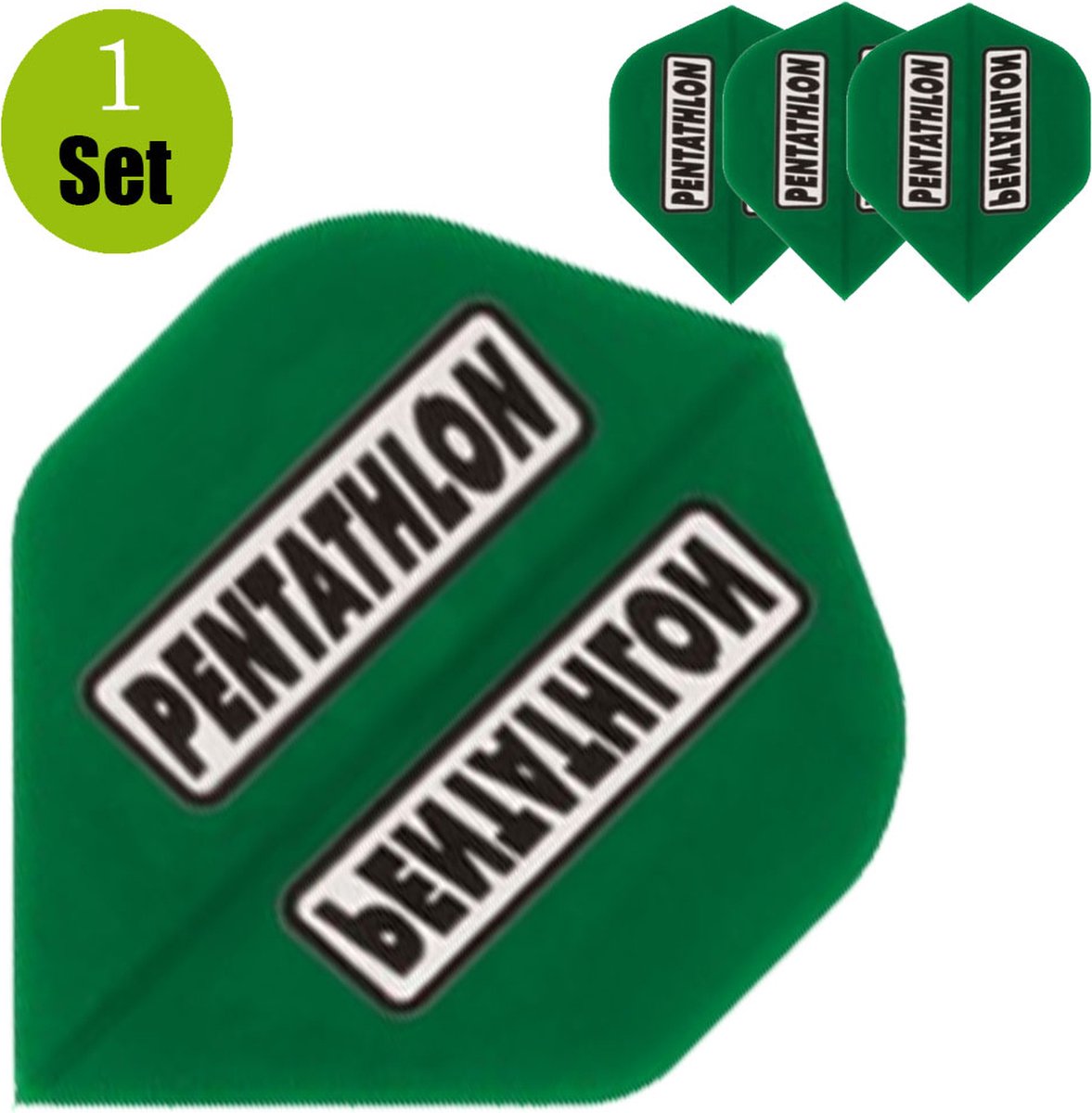 Pentathlon Dartflights - Groen