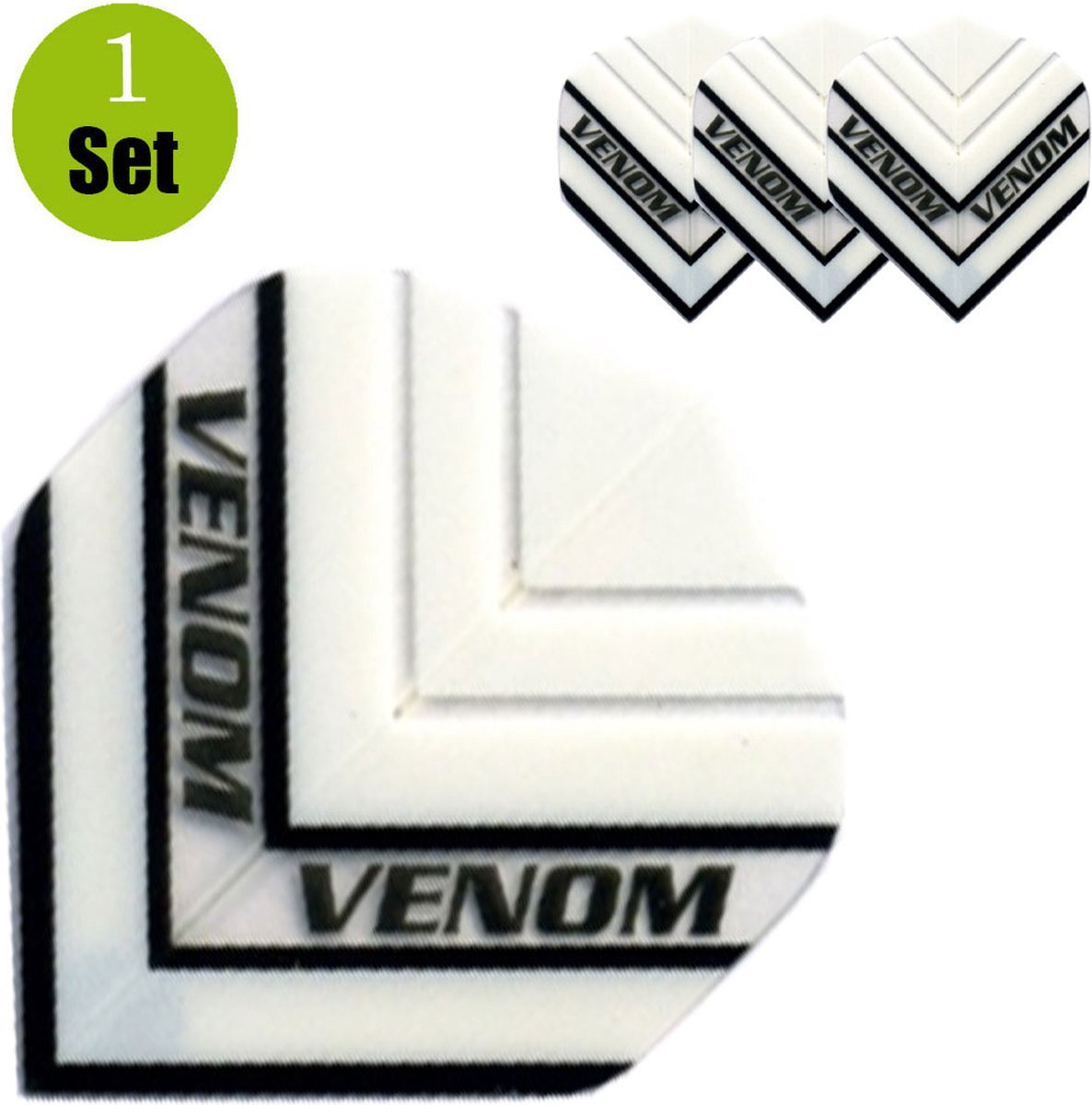 Ruthless Venom HD150 Dartflights - Clear