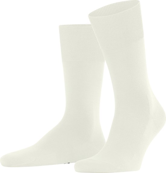 FALKE ClimaWool temperatuurregulerend vochtregulerend duurzaam lyocell merinowol sokken heren wit - Maat 45-46