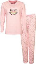 Irresistible - Dames Pyjama - 100% Katoen - Licht Roze - Maat XXL
