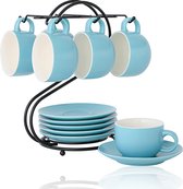 mokkakopjes , Koffiekopjes , espressokopjes - kopjes - Cappuccino kopjes / SET  set van 6