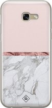 Casimoda® hoesje - Geschikt voor Samsung A5 2017 - Rose All Day - Backcover - Siliconen/TPU - Roze