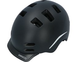 Dresco Speed Pedelec Fietshelm - S/M ( 55 t/m 58 cm ) - Zwart - Unisex - Goedgekeurd voor Speed Pedelec en Snorfiets