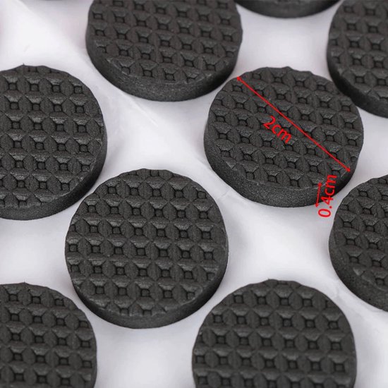 Allecto Plus - 120 Stuks Niet-Metende Kussens voor Meubels - Zelfklevende Pads Allecto Plus - 120 Stuks Niet-Metende Kussens voor Meubels - Zelfklevende Pads
