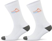 GoWith - kotoen sokken - sportsokken - 2 paar - wandelsokken - sokken heren - kleur wit grijs - maat 42-44