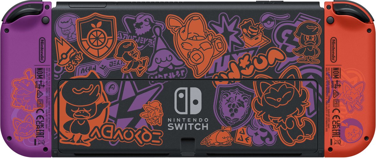 Nintendo Switch OLED Pokémon Scarlet & Violet Editie thumbnail 4