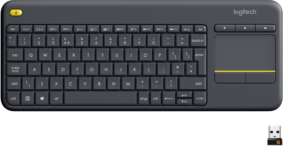 Logitech K400+ (Zwart)
