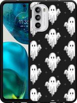 Cazy Hoesje Zwart geschikt voor Motorola Moto G52 - Spookjes