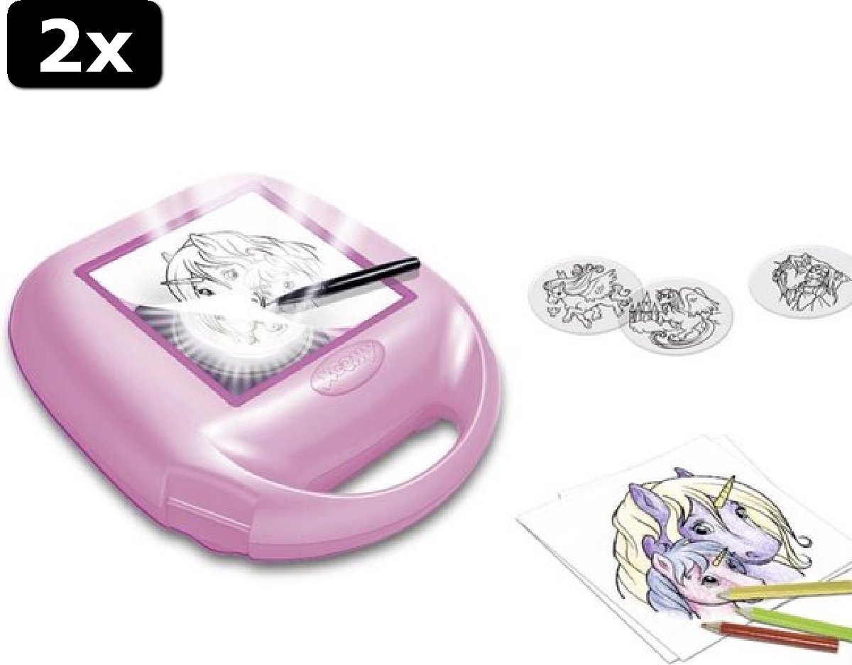 Recharge Xoomy Happy Unicorn Ravensburger - Films Modèles Licornes Pour Table à Dessiner - Dès 6 Ans
