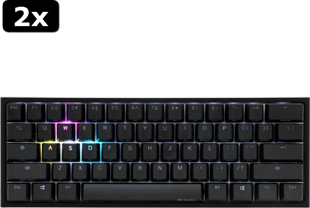 2x Mini clavier de Gaming RVB Ducky One 2 | bol.com