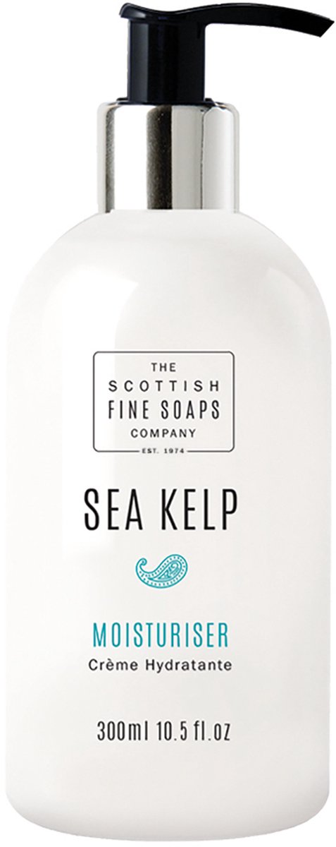Scottish Fine Soaps Sea Kelp Moisturiser 300ml Pump Bottle - Made in Scotland
