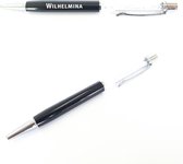 Pen Met Diamantjes En Naam Gravering - Wilhelmina
