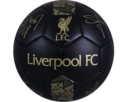 foto van Liverpool FC voetbal - maat 5 - inclusief handtekeningen