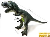 Dinosaurus Speelgoed - Tyrannosaurus  - zacht rubber - maakt dino geluiden - 56 cm