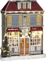 Luville - Toy store battery operated - l20xb9xh23,5cm - Kersthuisjes & Kerstdorpen