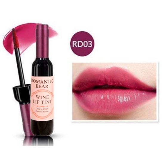 Romantic Bear® Lippenstift Wijn Wine Wijnfles Lipgloss Lipstick Make Up bol
