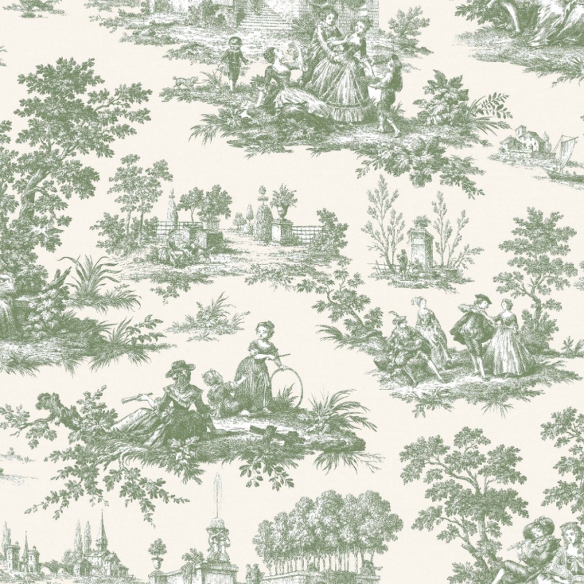 Toile behang - Behang - Muurdecoratie - Wallpaper - Vliesbehang - Blooming Garden 6 - 0,53 x 10,05 M.