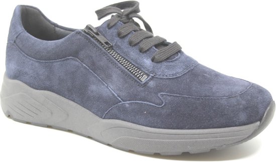 Solidus, 53002-80395, Blauwe sneaker wijdte H