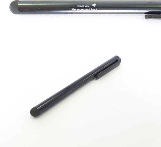 Stylet avec gravure - Je t'aime jusqu'à la lune et retour