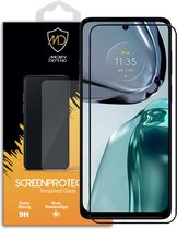 Motorola Moto G62 Screenprotector - MobyDefend Screensaver Met Zwarte Randen - Gehard Glas - Glasplaatje Geschikt Voor Motorola Moto G62