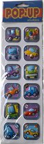 12 Pop-Up Auto Stickers