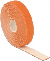 Klittenband rol 20mm / oranje (5 meter)