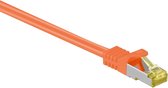Wentronic 91579 - Câble Cat 7 STP - RJ45 - 0,5 m - Oranje