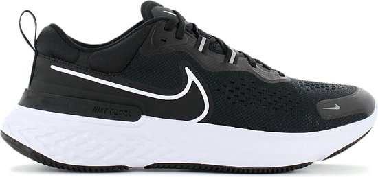Nike React Miler 2 - Heren Hardloopschoenen Running Schoenen Zwart CW7121-001 - Maat EU 45.5 US 11.5