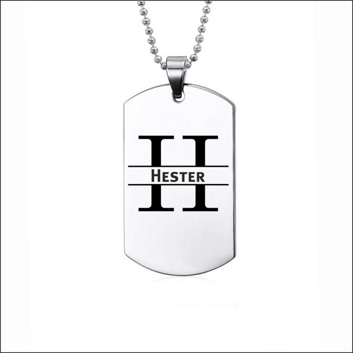 Ketting RVS Met Naam - Hester