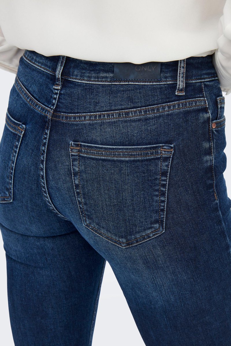 onlblush life mid sk ak raw rea 2343 - Black Denim | Only