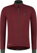 Rogelli Essential Fietsshirt - Lange Mouwen - Heren - Bordeaux - Maat S