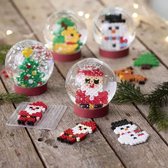 Vulbare Sneeuwbol 150 Ml 12 Stuks Transparant 150 Ml Sneeuwbollen, 18st. - Speelgoed De Betuwe Kerst Decoratie Of Snoep Houder Transparant Kunststof Sneeuwbollen