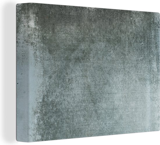 Canvas schilderij 160x120 cm - Wanddecoratie Beton - Verwering - Vintage - Design - Muurdecoratie woonkamer - Slaapkamer decoratie - Kamer accessoires - Schilderijen