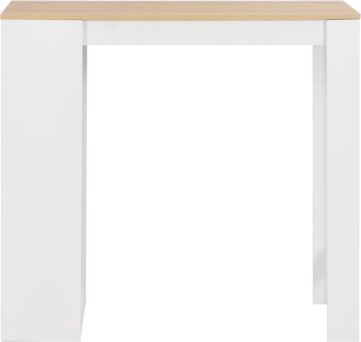 vidaXL Bartafel 100x50x110 cm massief grenenhout wit vidaXL Bartafel 100x50x110 cm massief grenenhout wit