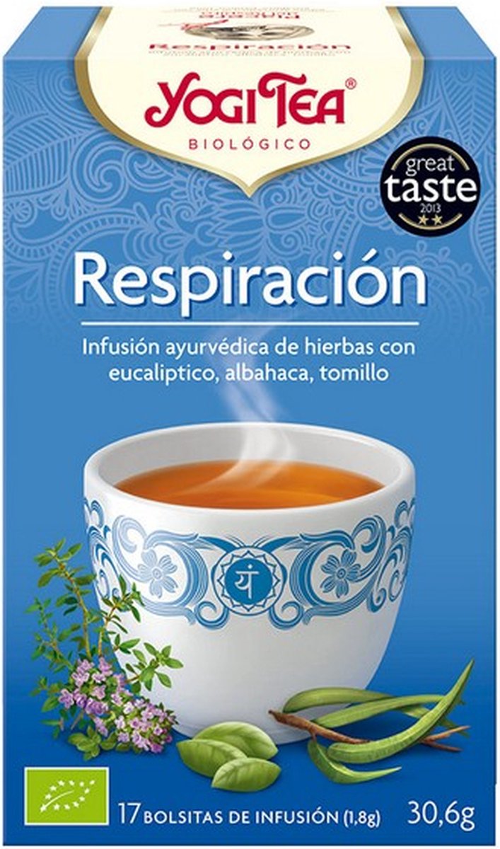 Yogi Tea Respiración Infusión 17 X 1,8 G