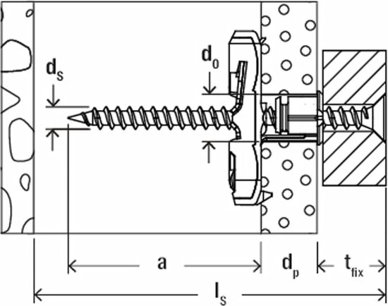 Fischer DUOTEC Tuimelplug 47 mm 10 mm 539025 25 stuk(s) - Fischer