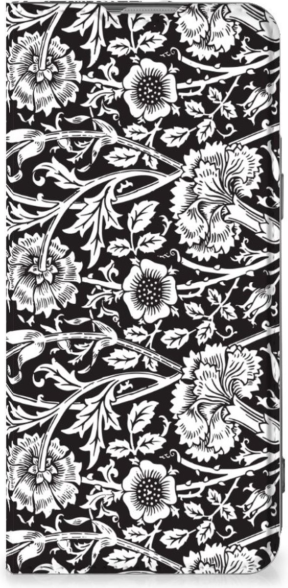 OnePlus Nord 2T Smart Cover Black Flowers