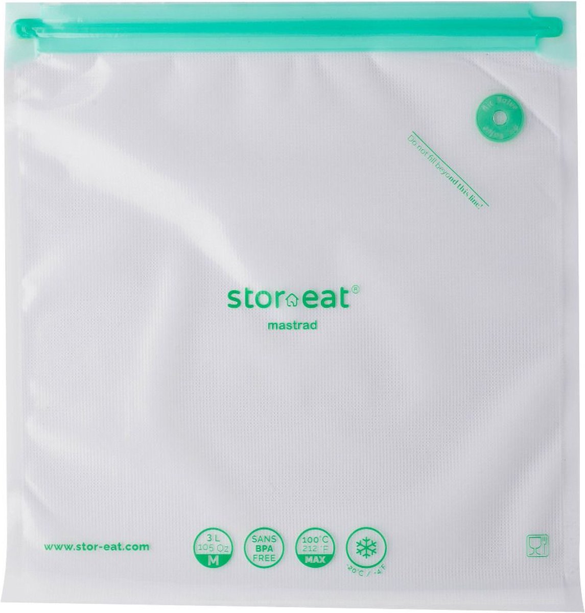 VacuĂĽmzakken, Set van 10 Stuks, M, 3 L - Mastrad | Stor'eat