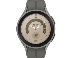 Samsung Galaxy Watch5 Pro - Wifi - Smartwatch heren en dames - 45 mm - Titanium
