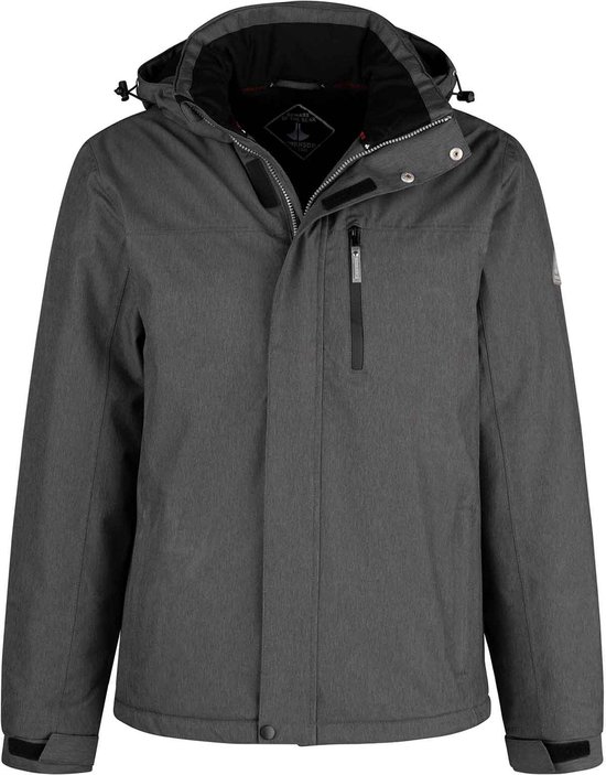 BJØRNSON Kick Raincoat / Winter Jacket Men - Imperméable - Taille 2XL - Anthracite
