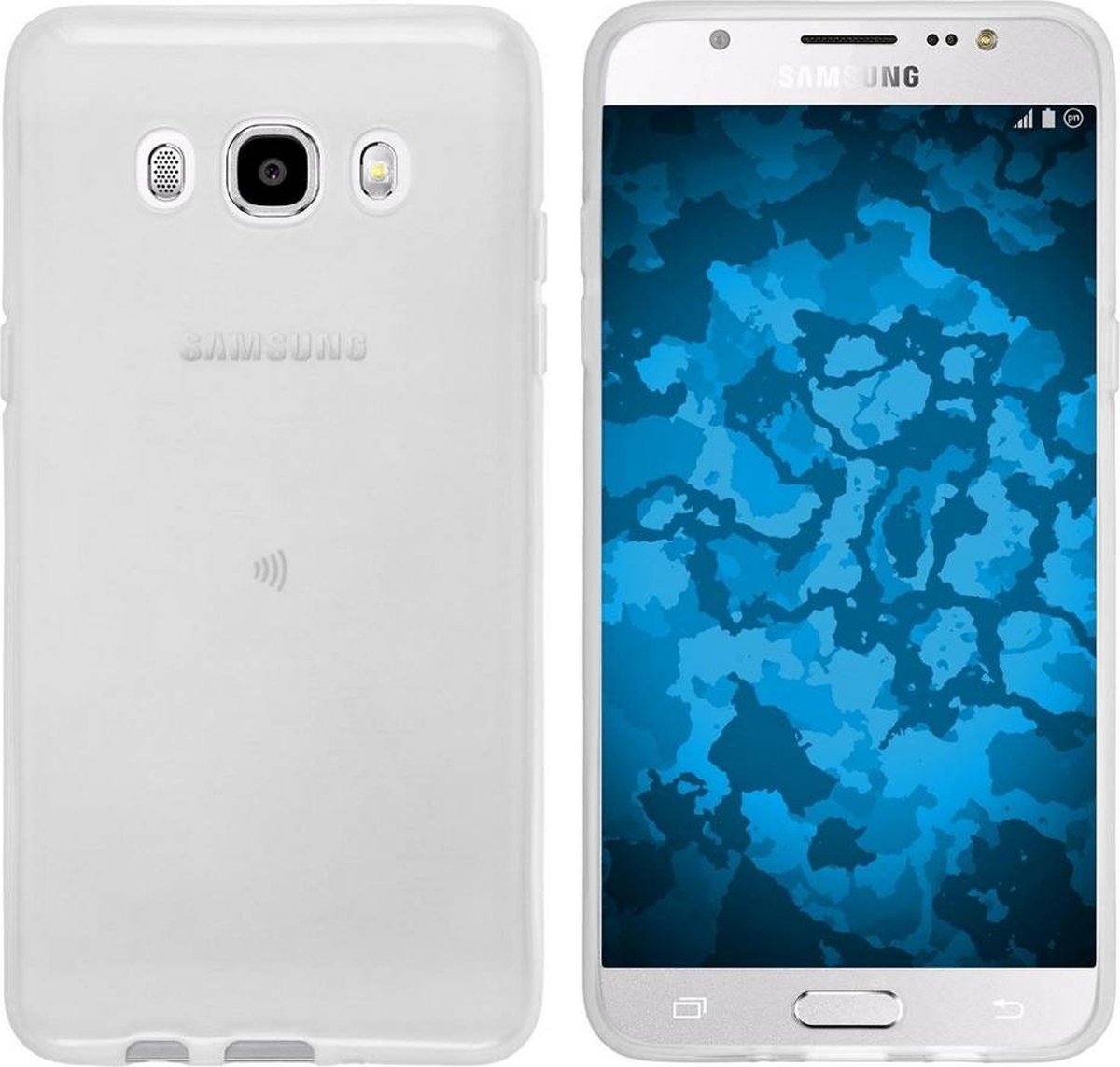 Shock Proof Case - Telefoonhoesje - Doorzichtig Hoesje voor Samsung J5 2016/Duos - Transparant Wit